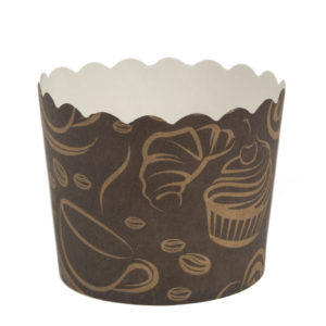 Scalloped Coffee Baking Cups