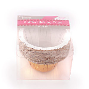 Alternative view of Ruffle Baking Cup Gold Foil (Kosher for Passover)