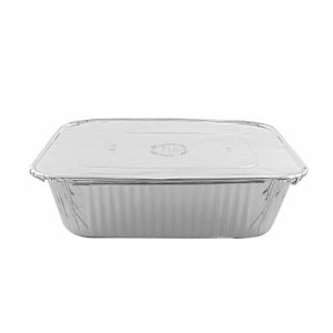 Alternative view of Oblong 5lb. Pan With Lids Aluminum Pans (4 Count)