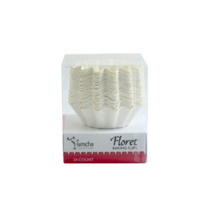 Alternative view of Floret Baking Cups White (Kosher for Passover)