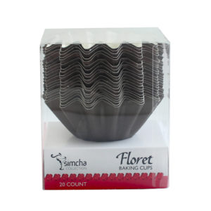 Alternative view of Floret Baking Cups Brown Large (Kosher for Passover)
