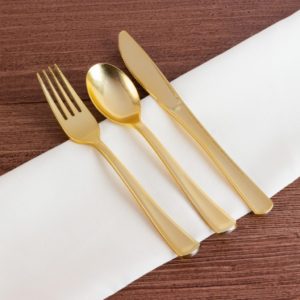 Alternative view of Sparkles Collection Gold Flatware
