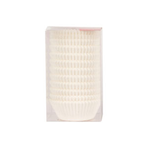 Alternative view of White Baking Cups (Kosher for Passover)