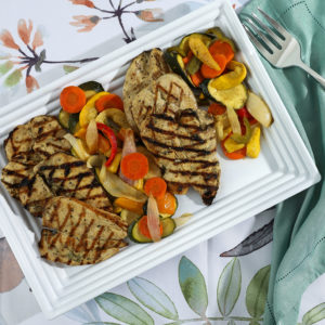 Alternative view of White Leveled Rectangle Trays