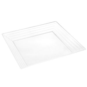 Clear Leveled Square Trays