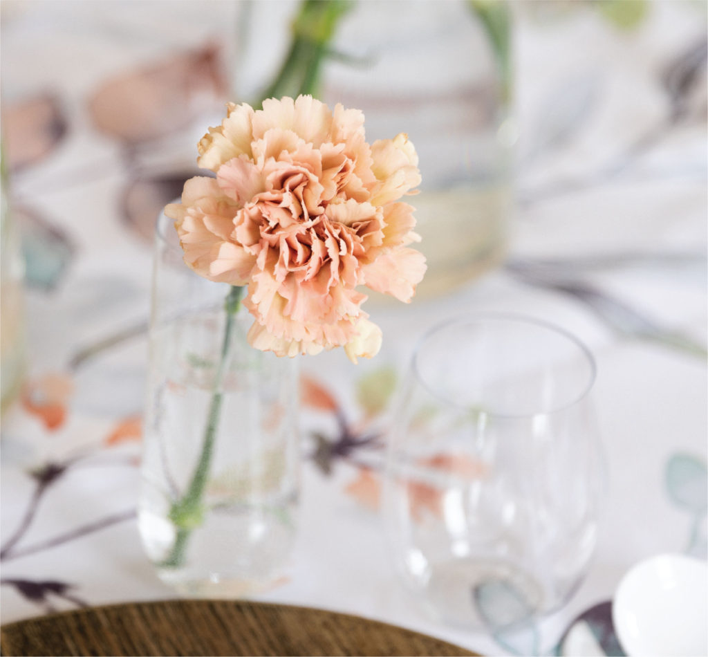 vases and goblets for beautiful summer party