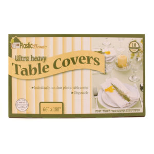 Clear Ultra Heavy Duty Tablecloths 66x180 - 10ct