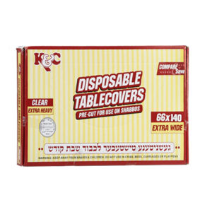 Clear Heavy Duty Tablecloths 66x140 - 10ct