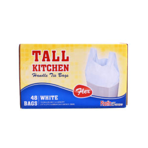 13Gal Handle Tie White Bag