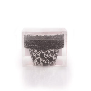 Alternative view of Ruffle Baking Cup Black Design