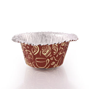 Ruffle Baking Cup Coffee Design