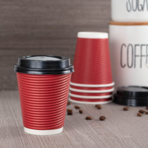 Alternative view of Ripple Cups Burgundy