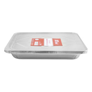 Roaster Pan/Lid Combo 10"x16" Aluminum Pans (2 Pans 2 Lids)