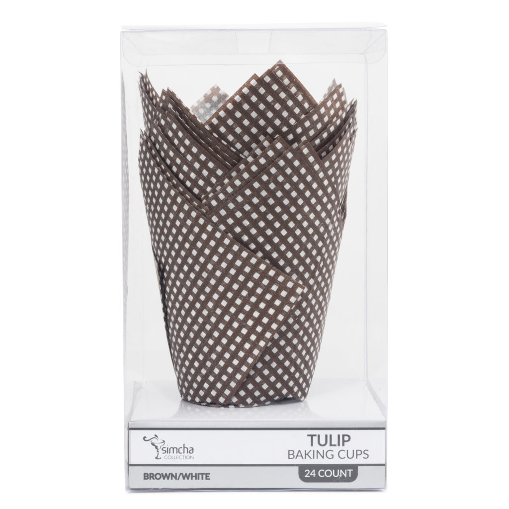 Tulip Baking Cups Brown/White Large (24 Count) - Image 2