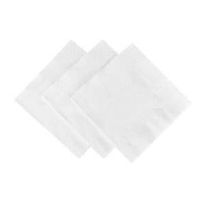Cocktail Napkins White