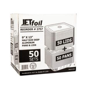 Alternative view of 9x13 Pans/Lids Combo Deep Aluminum Pans (50 Pans 50 Lids)