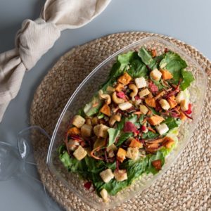 Alternative view of Oval Salad Bowl 72 oz Clear (1 Count)