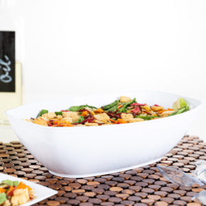 Alternative view of Oval Salad Bowl 72 oz White (1 Count)