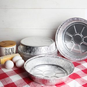 Alternative view of Round 9'' Aluminum Pans