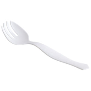 White Serving Fork