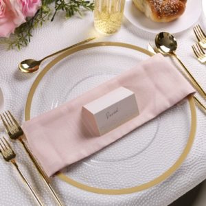 Alternative view of Gold Rim Chargers 13"