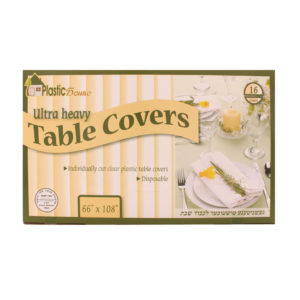 Clear Ultra Heavy Duty Tablecloths 66x108 - 16ct