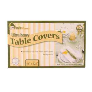 Clear Ultra Heavy Duty Tablecloths 66x120 - 14ct