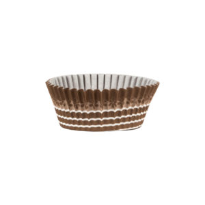 Brown/Flower Design Baking Cups