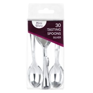 Alternative view of MiniWare 4" Silver Spoons