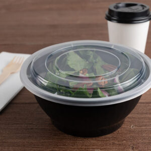 Alternative view of Bowl With Lids 38oz Black