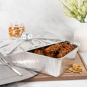 Alternative view of Large Rectangle Pots With Lids Combo