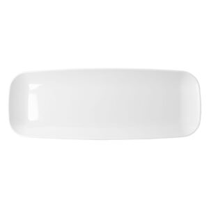 Organic White Tray Rectangle 17.5"