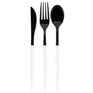 Chic Flatware Collection Black/White