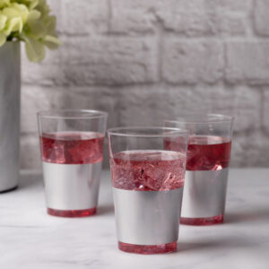 Alternative view of 12oz Tumblers Prime Collection Clear/Silver Band