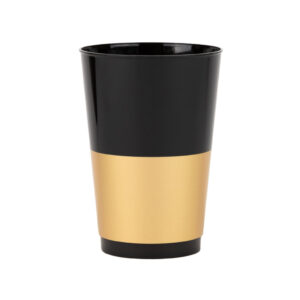 12oz Tumblers Prime Collection Black/Gold Band