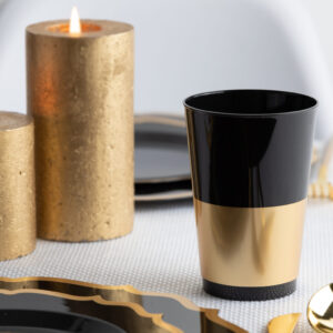 Alternative view of 12oz Tumblers Prime Collection Black/Gold Band