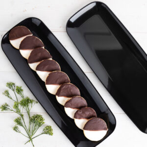 Alternative view of Organic Black Tray Rectangle 17.5"