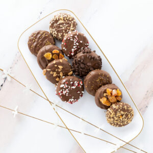 Alternative view of Organic White Gold Rim Tray Rectangle 10.6"