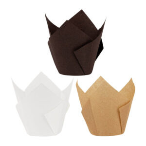 Tulip Baking Cups Solid Large (Kosher for Passover)