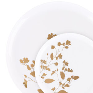 Garden Plates Collection Gold