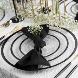 Alternative view of Contrast Collection Clear Black Rim