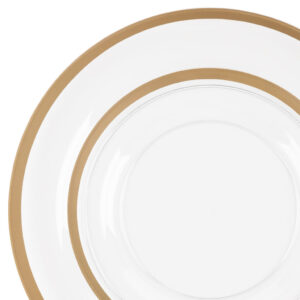 Contrast Collection Clear Gold Rim