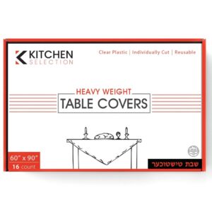 Clear Tablecloths 60x90 - 16ct