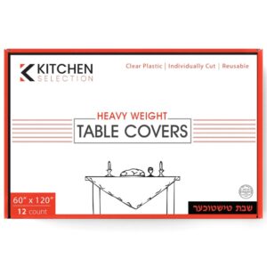 Clear Tablecloths 60x120 - 12ct