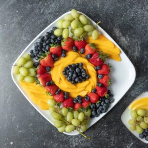 Alternative view of Organic White Square Tray 14"