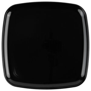 Organic Black Square Tray 14"