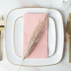 Alternative view of Guest Towels Airlaid 1/6 Fold Blush Pink