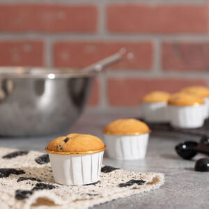 Alternative view of Pleated Baking Cups White Paper/Foil (Kosher for Passover)