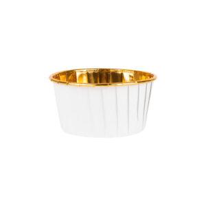 Pleated Baking Cups White Paper/Foil (Kosher for Passover)