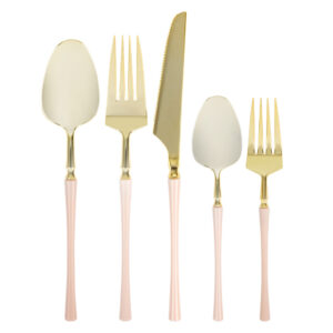 Infinity Flatware Pink/Gold